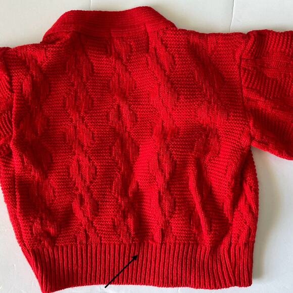 Vintage Jack Tar Boys Grandpa Vneck Cardigan Sweater ✔️ Measurements - Picture 6 of 8